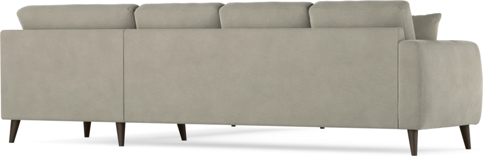 Eden - Hörnsoffa, 3+3-sits - Brun