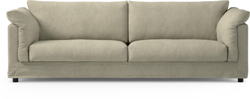 Cherrie - 4-sits soffa med kappa - Beige