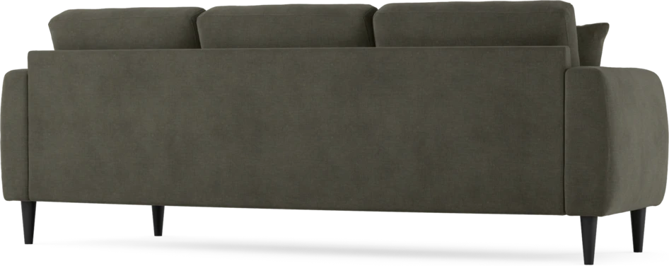 Eden - 3-sits soffa svängd - Grå
