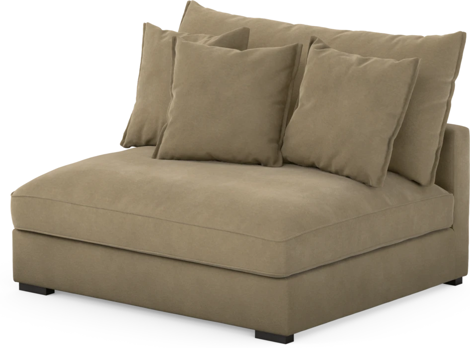 Rossi - 2-sits utan armstöd - Beige