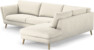Madison Lux - 3-sits soffa med divan höger - Vit