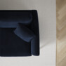 Eden - 3-sits soffa svängd - Blå