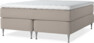 Delux Exclusive - Kontinentalsäng, dubbelsäng med bäddmadrass - Beige