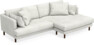 Harper - 4-sits med schäslong XL höger - Vit