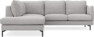 Madison - 2-sits soffa med divan vänster - Grå
