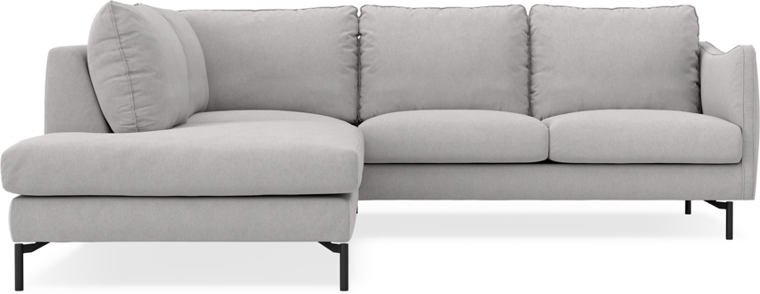Madison - 2-sits soffa med divan vänster - Grå
