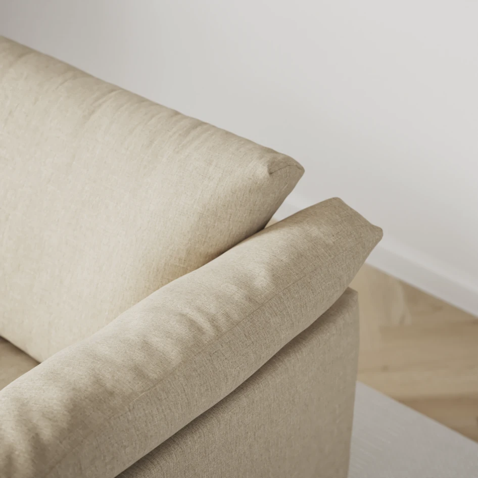 Cherrie Klädsel - Klädsel till 2,5-sits soffa - Beige