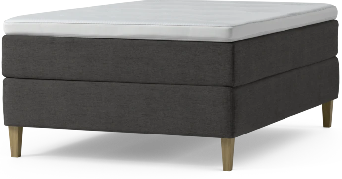 Delux Exclusive, Kontinentalsäng, enkelsäng 140 cm med bäddmadrass och sängben