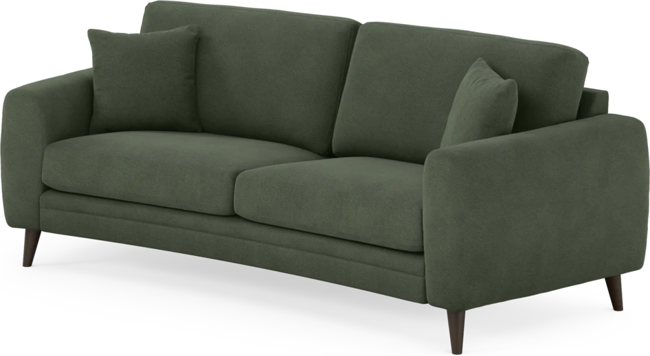 Eden - 2,5-sits soffa svängd - Grön