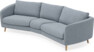 Madison - 3-sits soffa svängd, 90 cm - Blå