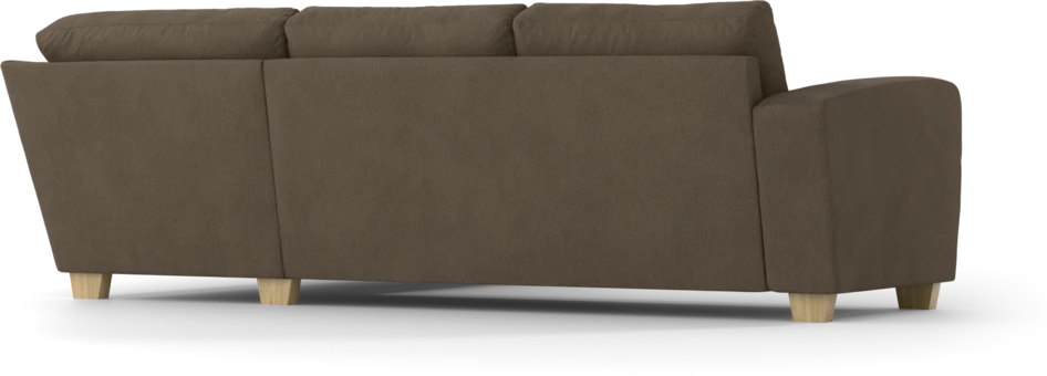 Friday - 2,5-sits soffa med divan höger - Brun