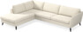 County - 2,5-sits soffa med divan vänster - Vit