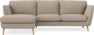 Madison Lux - 2-sits soffa med schäslong vänster - Beige