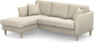 Eden - 2-sits soffa med schäslong - Beige