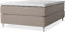 Delux Exclusive - Kontinentalsäng, enkelsäng 140 cm med bäddmadrass - Beige