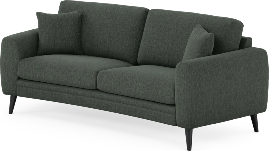 Eden - 2,5-sits soffa svängd - Grön
