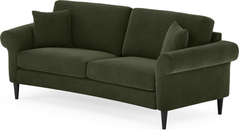 Eden - 2,5-sits soffa svängd - Grön