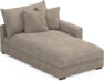 Rossi - Schäslong höger - Beige