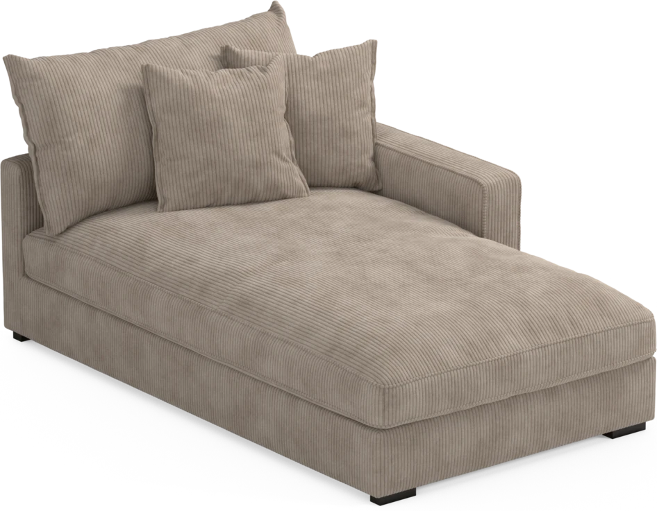Rossi - Schäslong höger - Beige