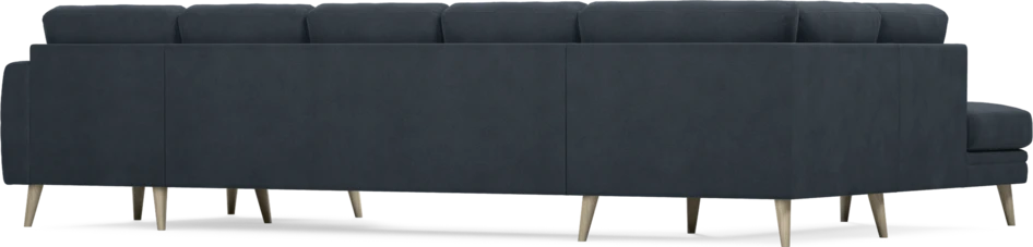 Eden - 3-sits soffa med divan vänster och schäslong höger - Blå