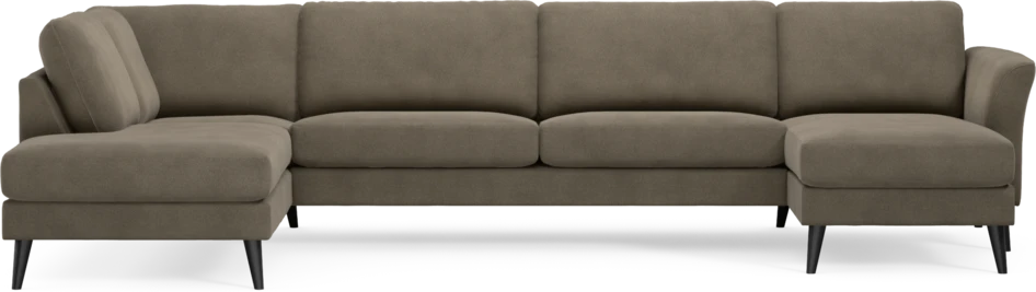 Bridge - 3-sits soffa med divan vänster och schäslong höger - Beige