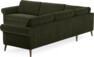 Bridge - Hörnsoffa, 3+3-sits - Grön