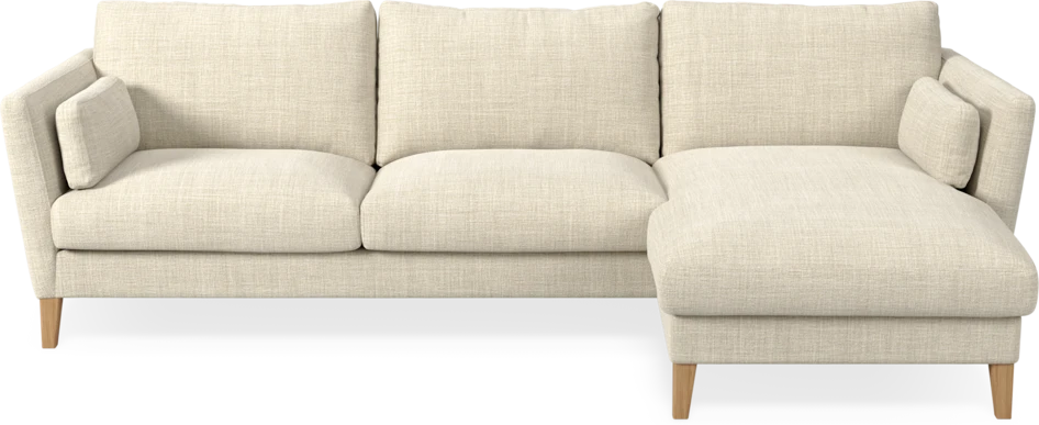 Winston - 3-sits soffa med schäslong, vändbar - Beige