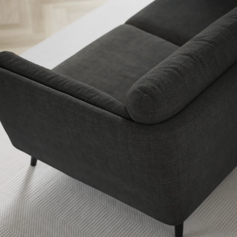 Madison Lux - 2-sits soffa med divan vänster och schäslong höger - Grå