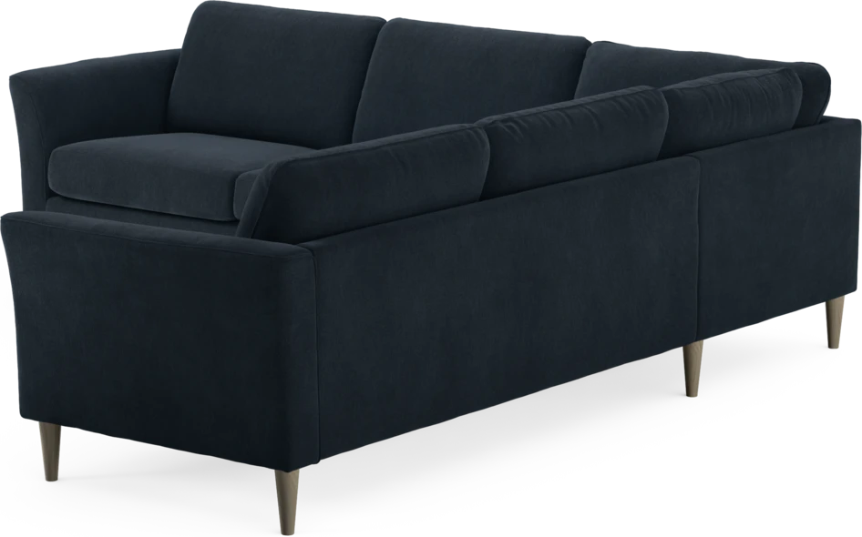 Bridge - Hörnsoffa, 2+2-sits - Blå