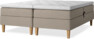 Delux Sense - Ställbar säng, dubbelsäng med bäddmadrass - Beige