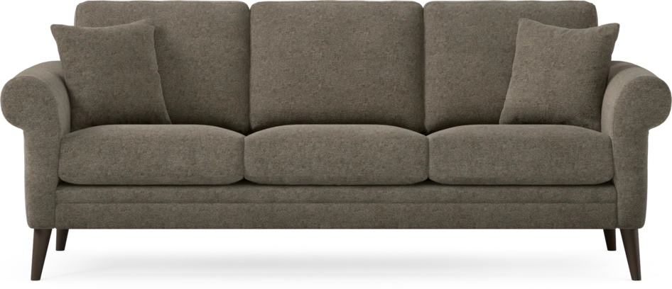 Eden - 3-sits soffa - Brun