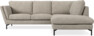 Madison - 2-sits soffa med divan höger - Vit