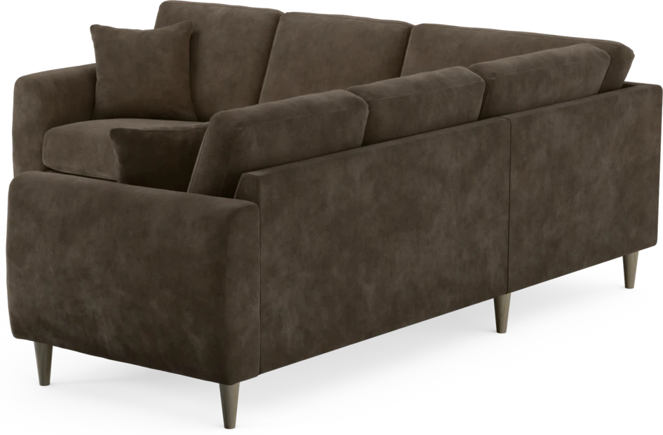 Eden - Hörnsoffa, 2+2-sits - Brun