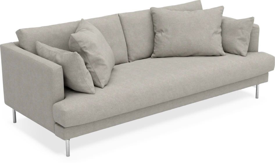 Harper - 3-sits soffa, hel dyna - Beige