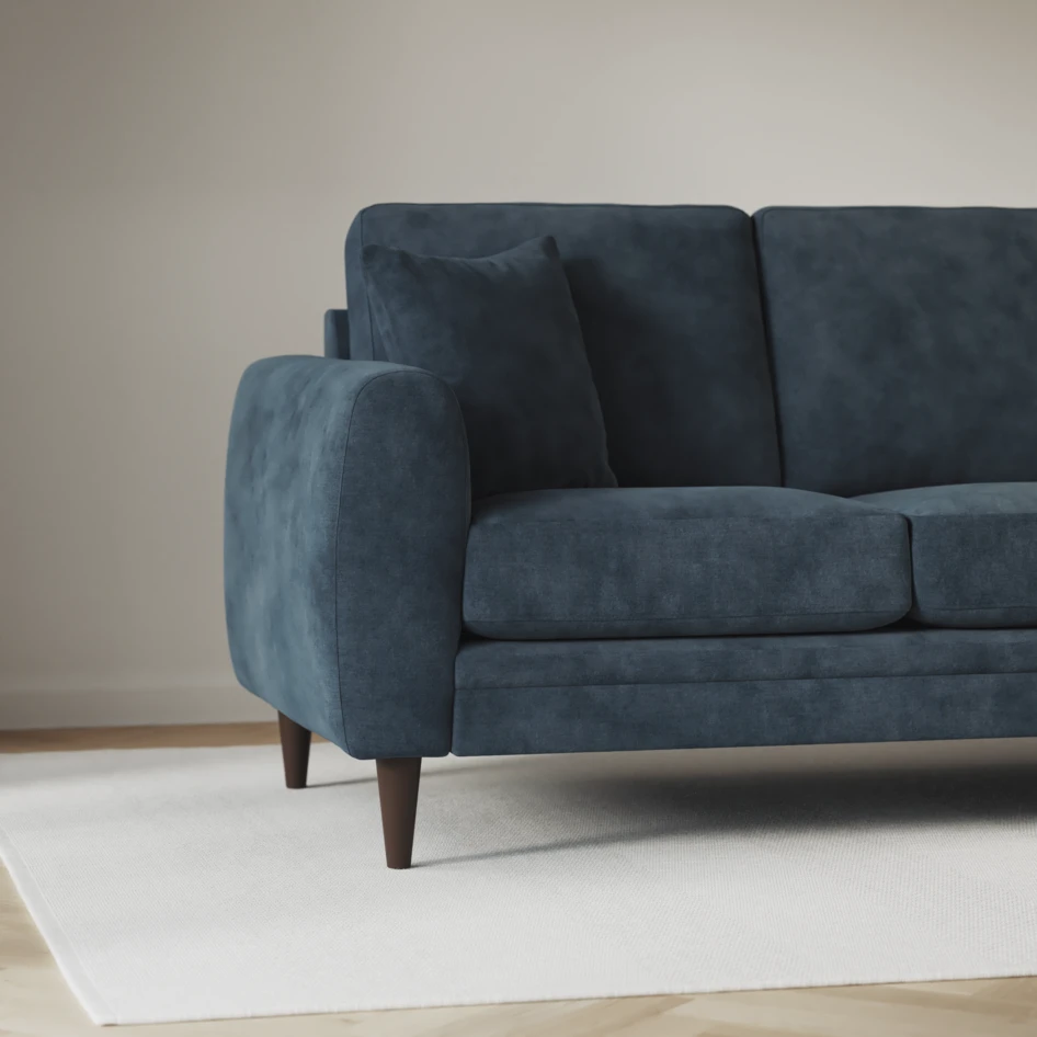 Eden - Hörnsoffa, 3+3-sits - Blå