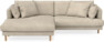 Harper - 4-sits med schäslong XL vänster - Beige
