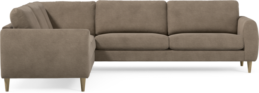 Bridge - Hörnsoffa, 2+3-sits - Brun