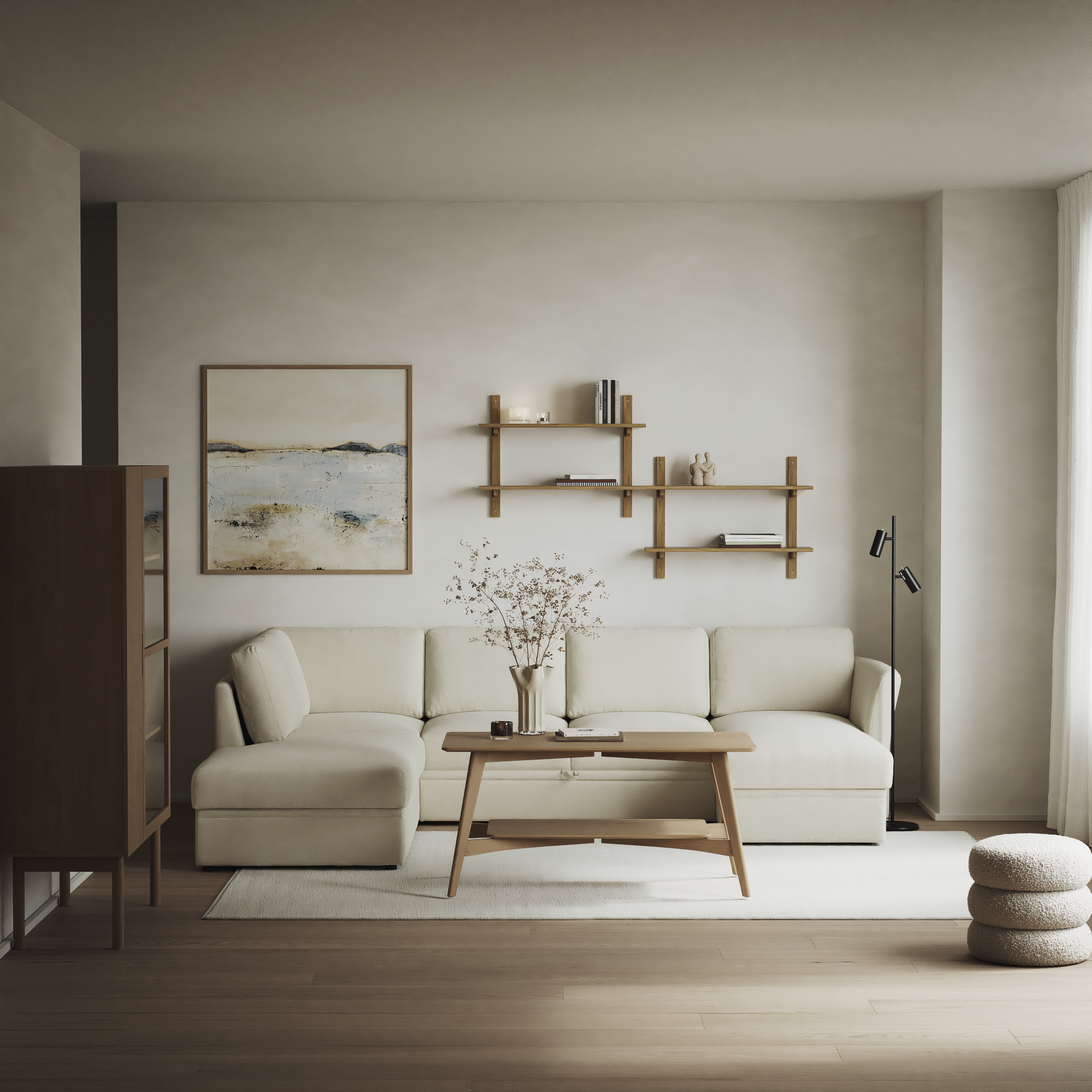 Öland - Bäddsoffa med divan vänster och schäslong höger - inspiration