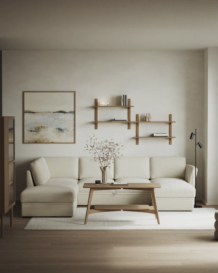 Öland - Bäddsoffa med divan vänster och schäslong höger - inspiration