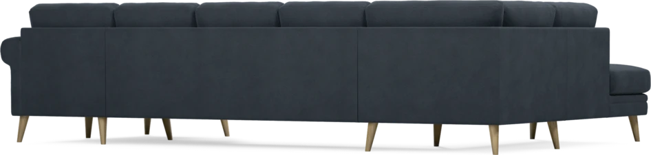 Eden - 3-sits soffa med divan vänster och schäslong höger - Blå