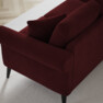 Eden - 2,5-sits soffa svängd - Röd