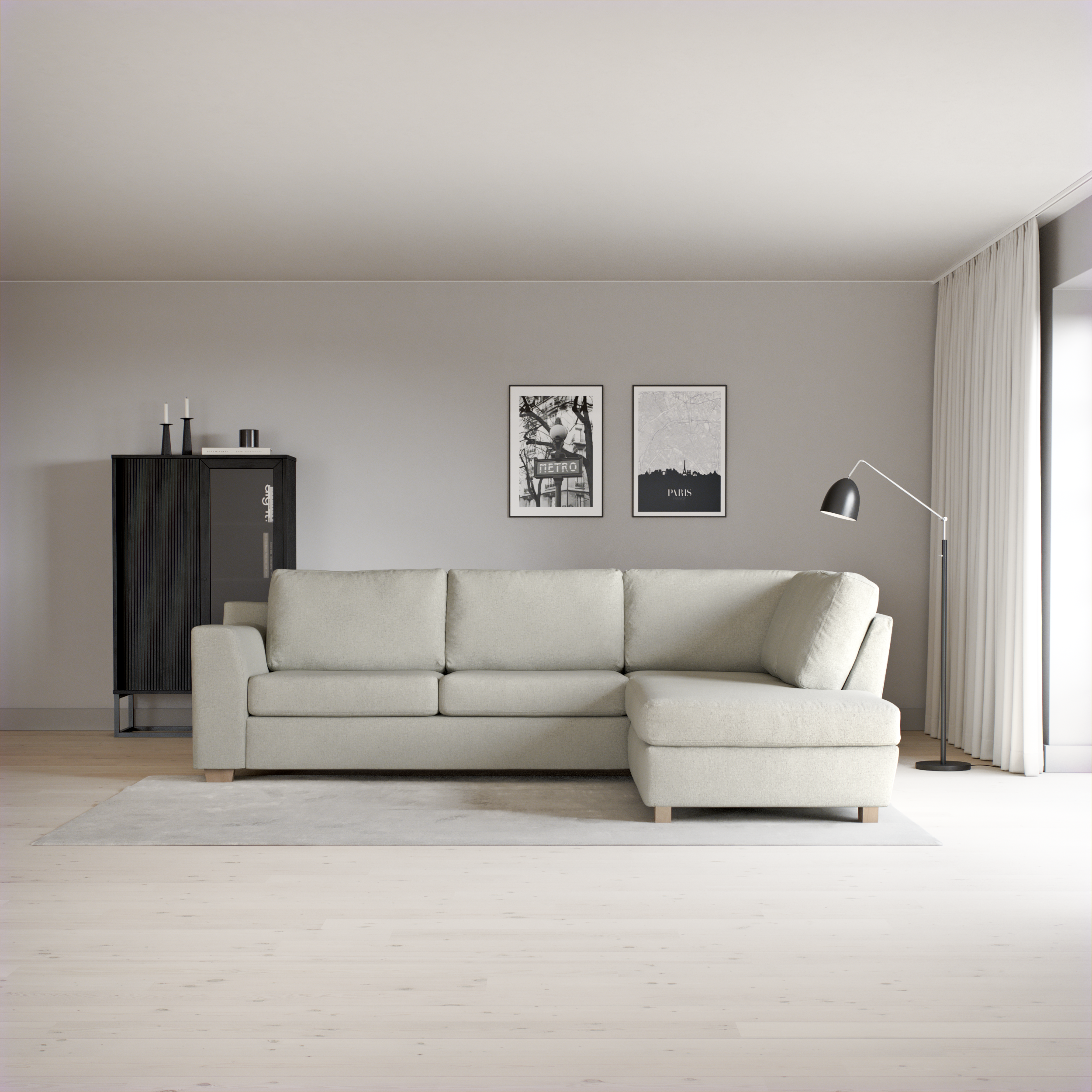 Friday - 2,5-sits soffa med divan höger - inspiration
