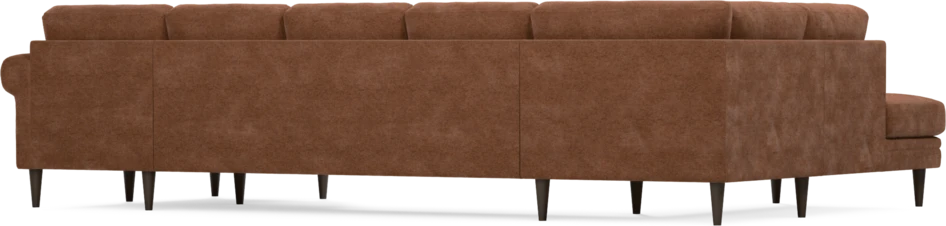 Eden - 3-sits soffa med divan vänster och schäslong höger - Orange
