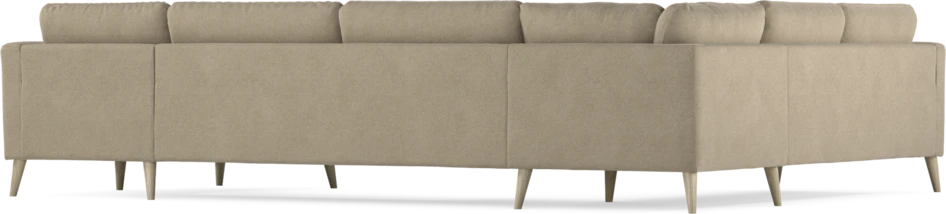 Bridge - Hörnsoffa, 2+3-sits med schäslong höger - Beige