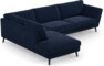 Madison - 3-sits soffa med divan vänster - Blå
