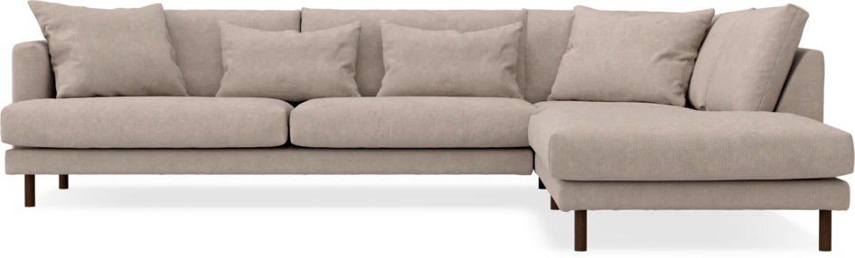 Harper - 3-sits soffa med divan höger - Beige