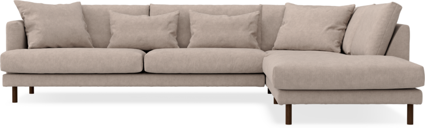 Harper - 3-sits soffa med divan höger - Beige