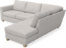 Friday - 2,5-sits soffa med divan höger - Grå