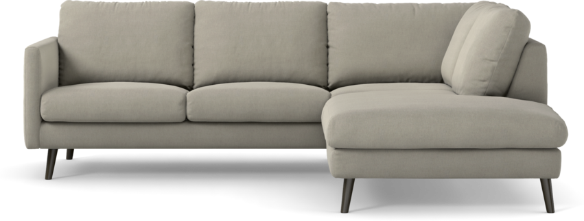 Madison Lux - 2-sits soffa med divan höger - Grå