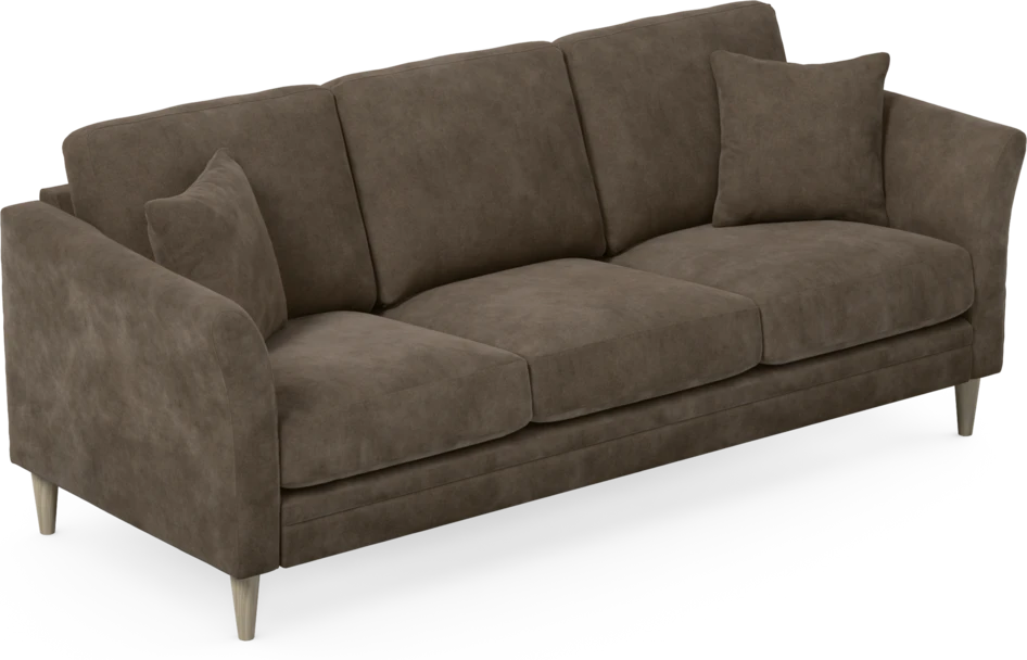 Eden - 3-sits soffa - Brun